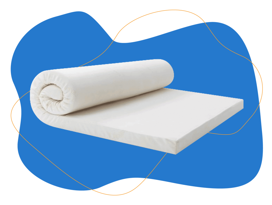 Tempur mattress topper rolled
